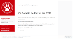 Desktop Screenshot of fosterpta.com